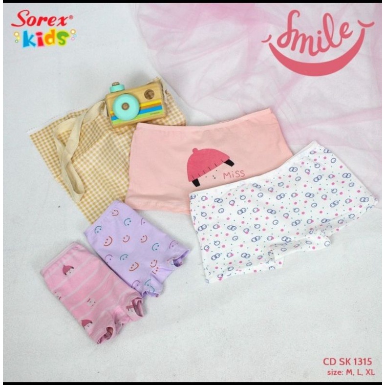 Celana Dalam Boxer anak cewek Sorex kids girl SK 1315