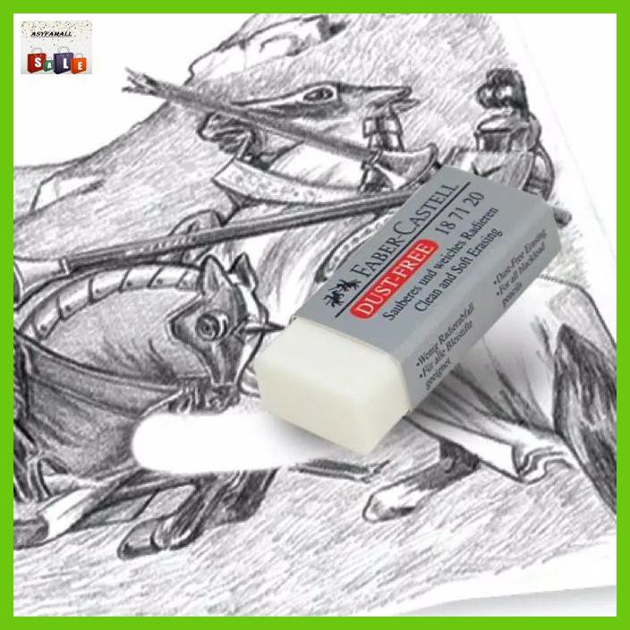 

Silutala- Faber-Castell Eraser Dust Free 7120 Big White -Ori.