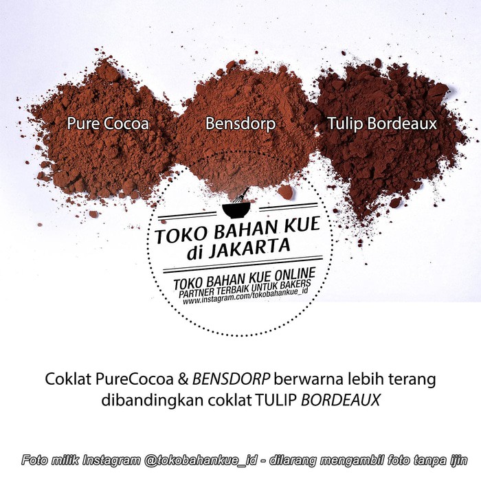 

EKSKLUSIF BENSDROP COKELAT BUBUK BENSDORP PURE COCOA POWDER COKLAT MURNI 100GR !!!!