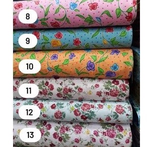 Katun motif/Katun print/Bahan katun print.