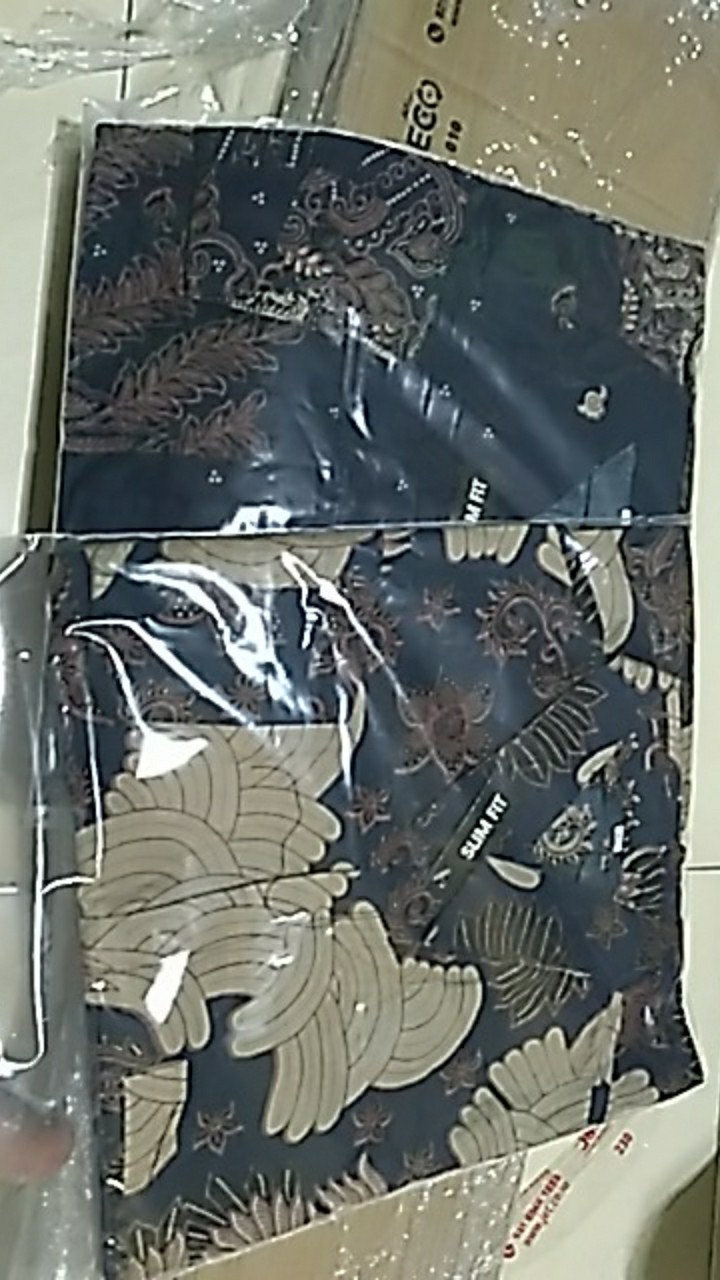 Kemeja Batik Pria Lengan Panjang Size M L Xl Bswart Batik Ns0502 Batik Pria Lengan Panjang