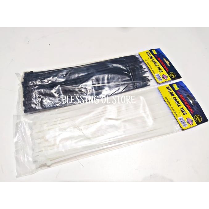 

Kabel Ties / Tali Tis / Nylon Cable Ties Murah 3.6X250Mm