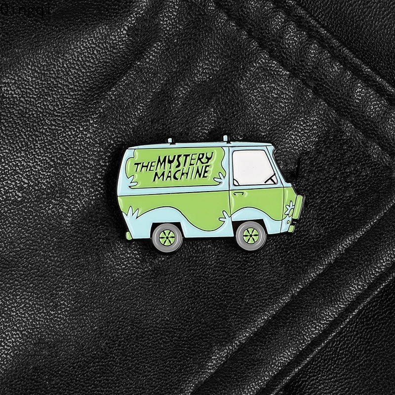 Bros Pin Enamel Desain Kartun Bus Untuk Aksesoris Tas Ransel Topi