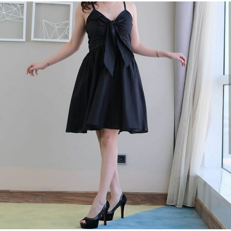 Dijual Party Dress Sexy Pita Warna Hitam Good Condition Gaun Pesta Masih Baru
