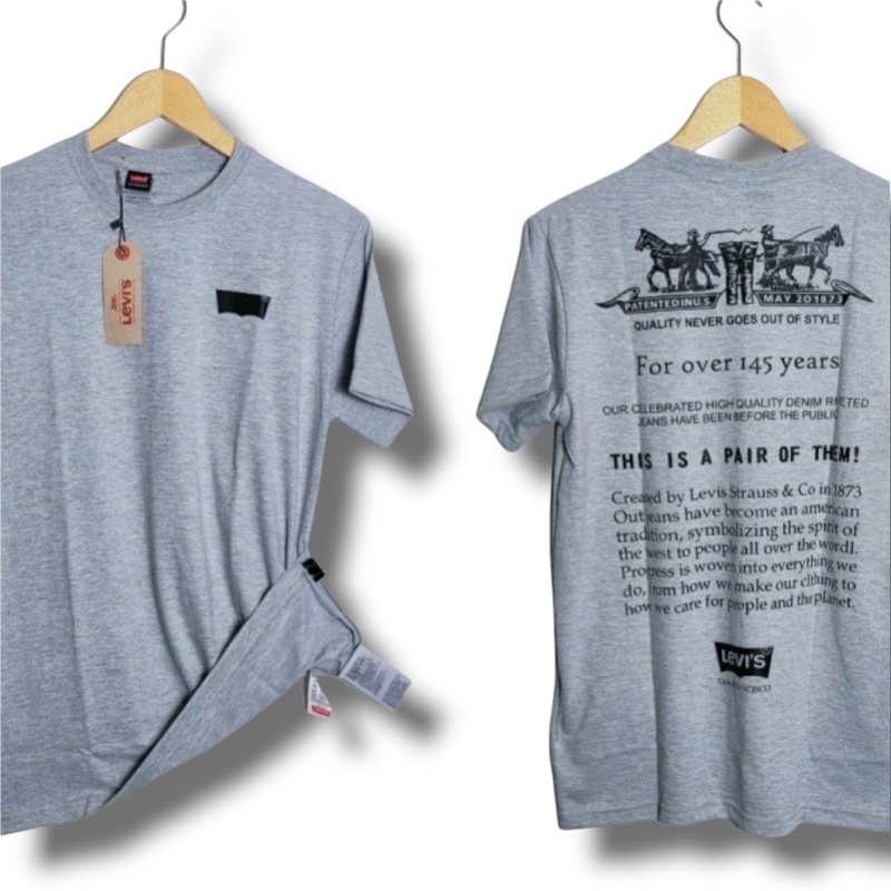 Kaos Pria Lengan Pendek Kaos Distro Baju Kaos Bombogie Original Size L dan XL-3