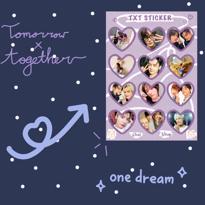 

TXT - Love Sticker Sheet
