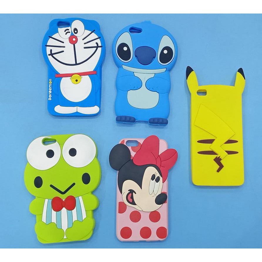 Silikon Boneka 3D Karakter Oppo F1S / A59