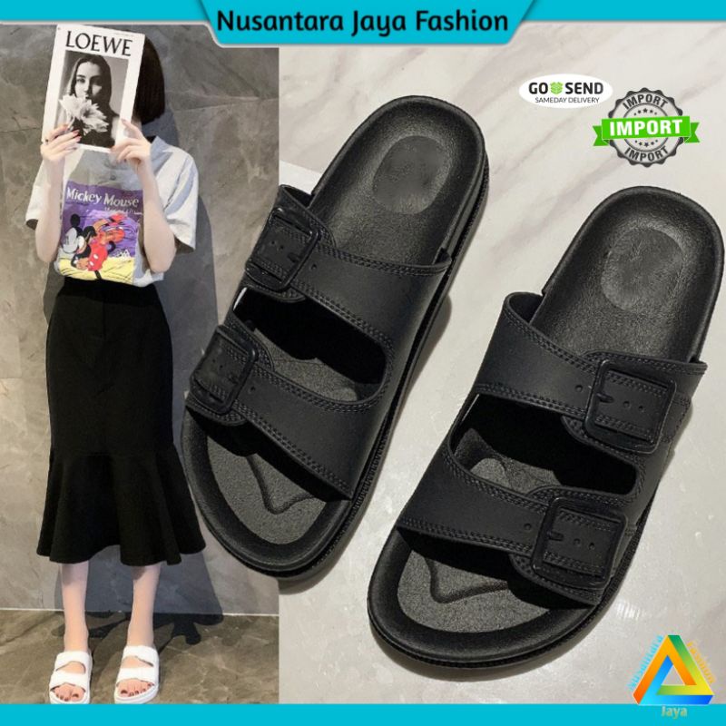 Sandal Jelly Wanita WILONA Gesper Strap 2 Balance 1988 2