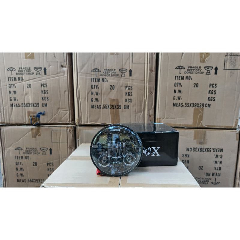 DAYMAKER LAMPU DAYMAKER HEADLAMP DAYMAKER 16 LED 5,75 INCH IMPORT LAMPU DAYMAKER CB GL TIGER VESPA