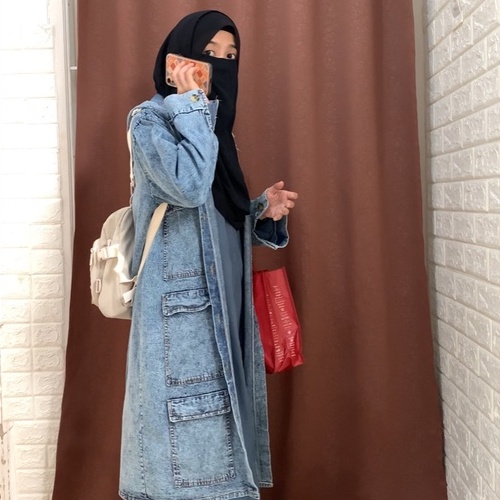 JAKET DENIM SYAR'I BY ARUNA-SEMERU