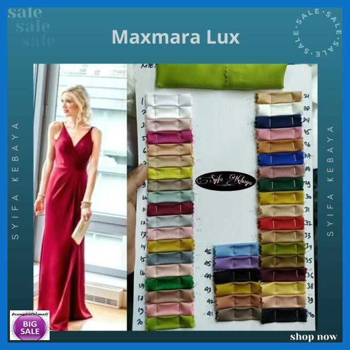 Simagwanita- Kain Maxmara Polos/Bahan GamisFuring Kebaya -Ori.