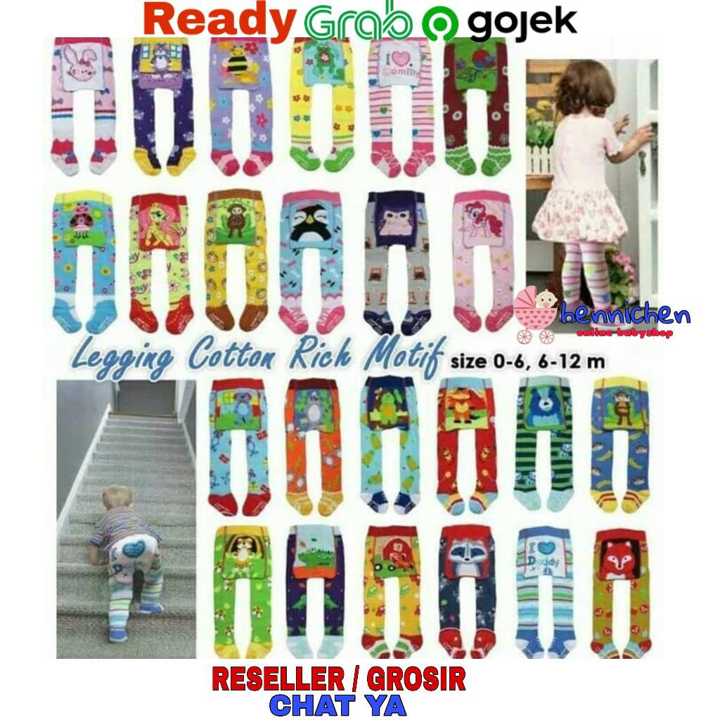 CELANA LEGGING BAYI MOTIF TIGHT 0-24 Bulan RANDOM SNI