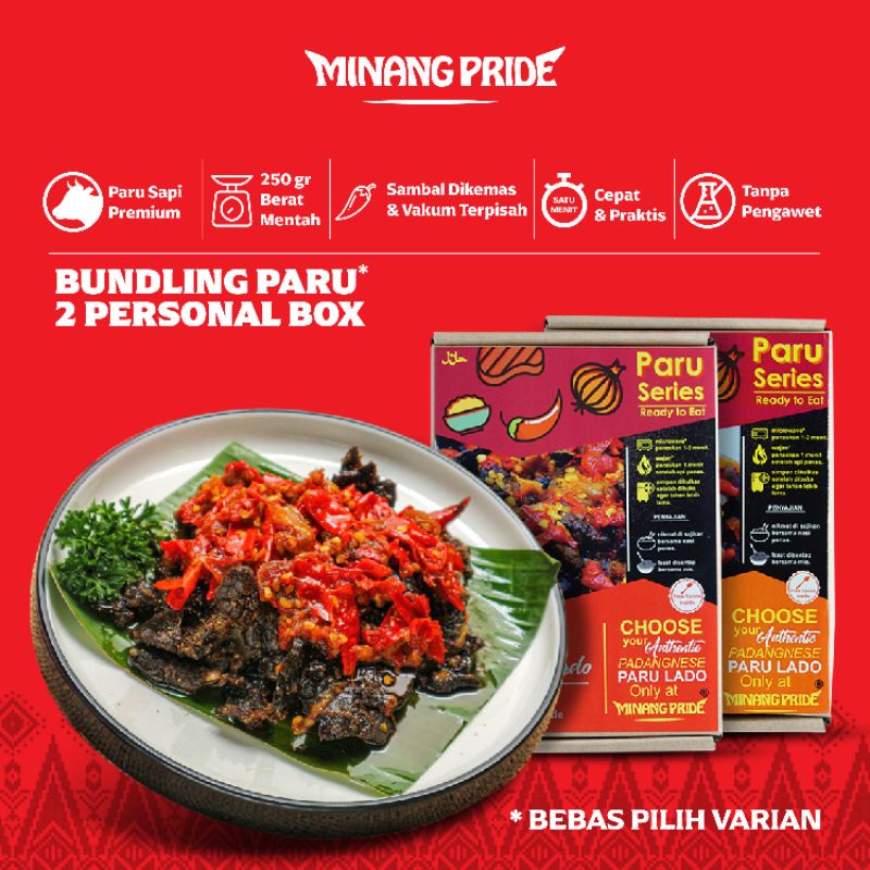 

Bundling 2 Box 250gr Paru in Box Minang Pride
