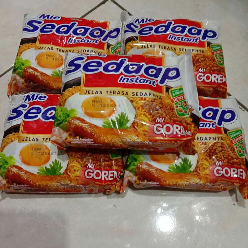 

Paket 5 Mie instan original goreng Mie Sedaap Kemasan Putih