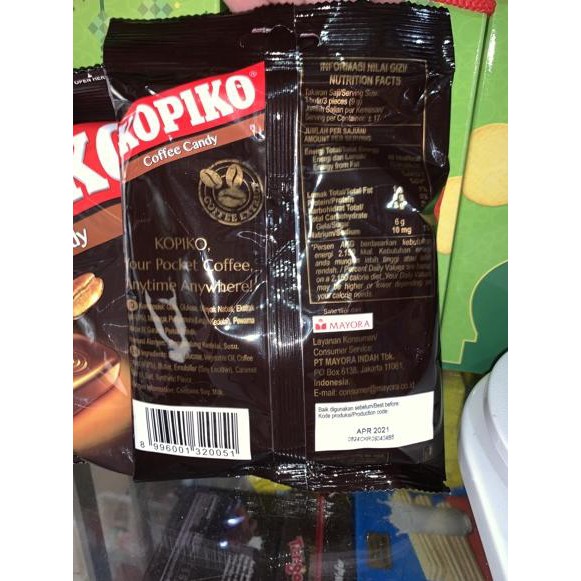 

(JUAL) >> 214RAT Permen Kopiko Coffee Candy isi 50 pcs 150gr