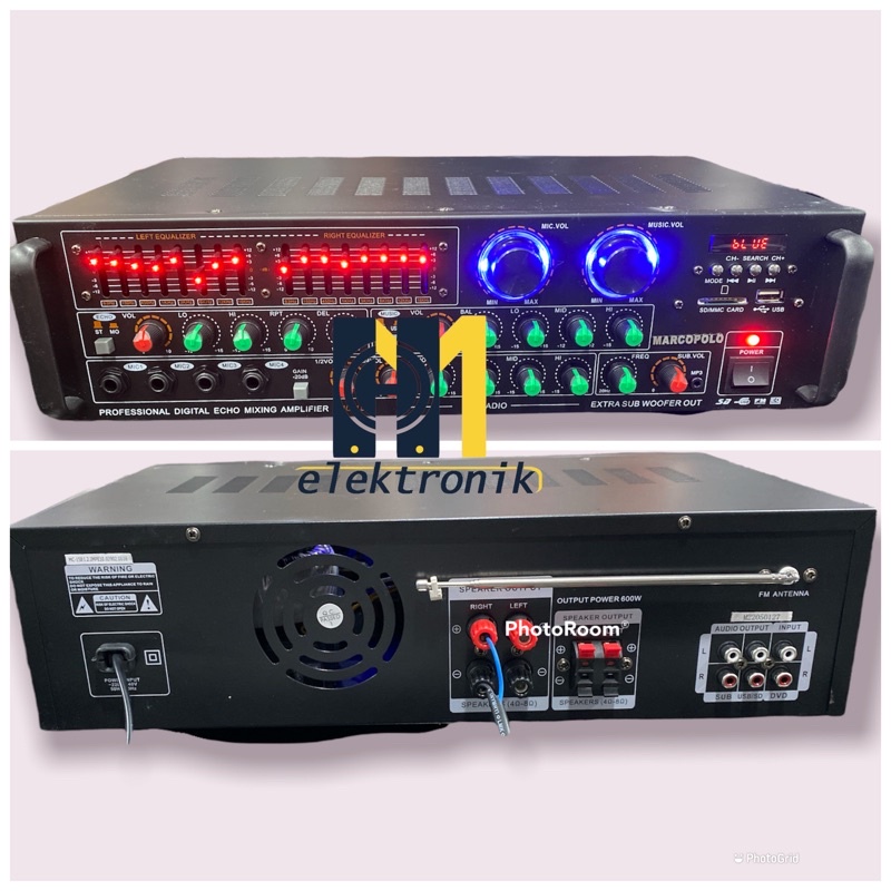 Power Ampifier Marcopolo MC 158 KARAOKE BLUETOOTH