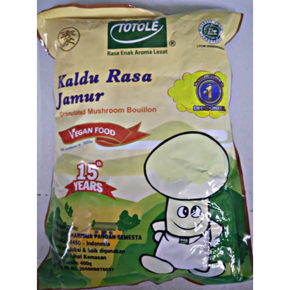 

Totole Kaldu Jamur 400 gr