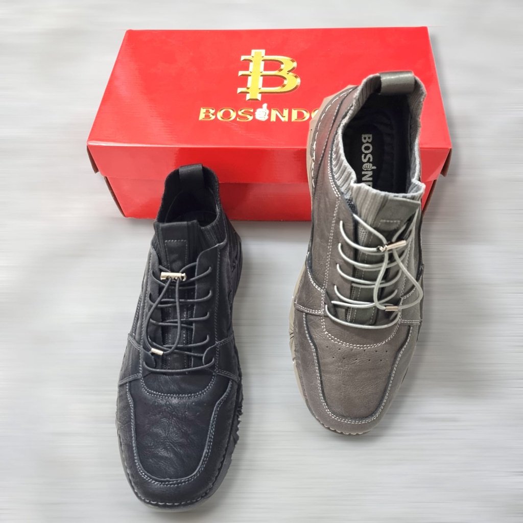 BOSINDO✔ B-14  Sepatu Kasual Pria BOSINDO Type B14 - Sepatu Pria Fashion Style Inggris-Sepatu Olahraga Pria-sepatu sneakers pria premium Original dan Wanita-Sepatu Pria Kasual ASLI IMPORT 100%Original-FREE BOX Merk BOSINDO ASLI-Bisa Bayar Ditempat[COD]