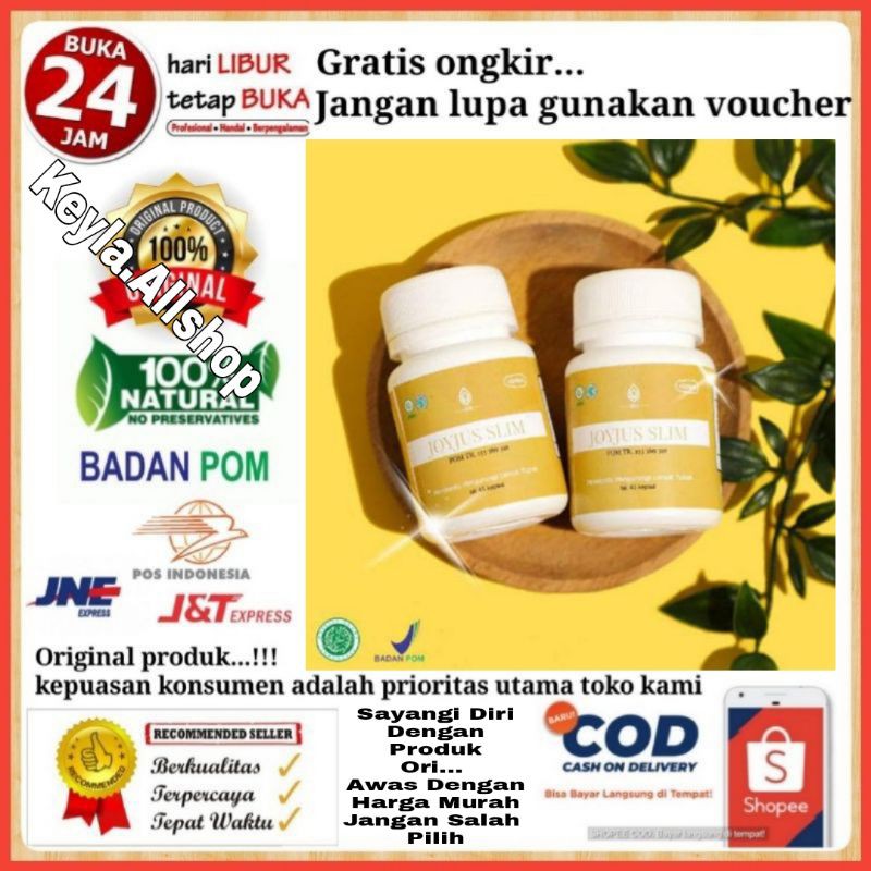 (READY) JOYJUS SLIM CAPSULE ASLI ORIGINAL Kapsul Pelangsing Joy Jus Slim Capsul