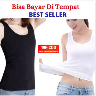 Tank Top Wanita Tanktop Wanita Polos Kaos Singlet Wanita Kaos Singlet Wanita Pakaian Dalam Shopee Indonesia
