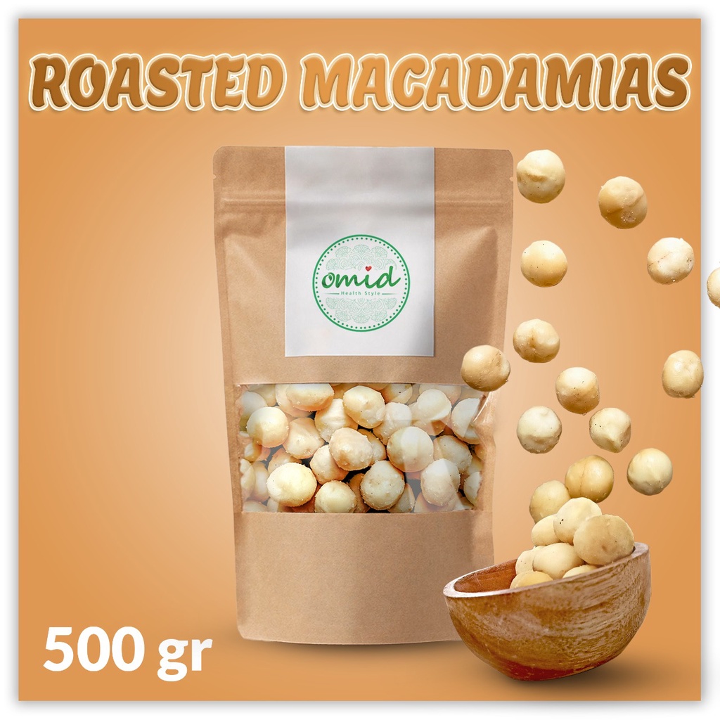 

Roasted Macadamia | Kacang Macadamia Panggang | 500gr