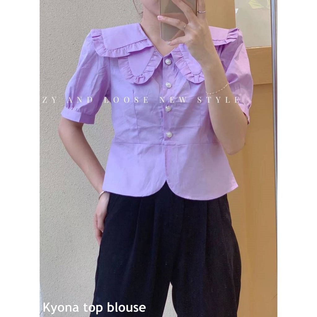 Kyona top blouse - Thejanclothes