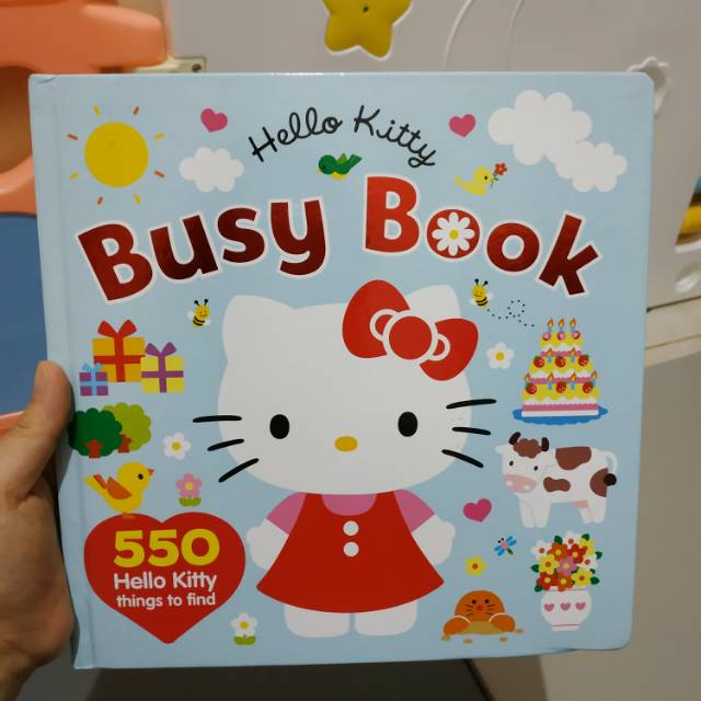 hello kitty busy book (buku cerita anak, buku edukasi, balita)