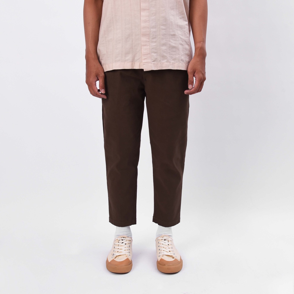 Roughneck C51 Coffee Mousset Ankle Pants