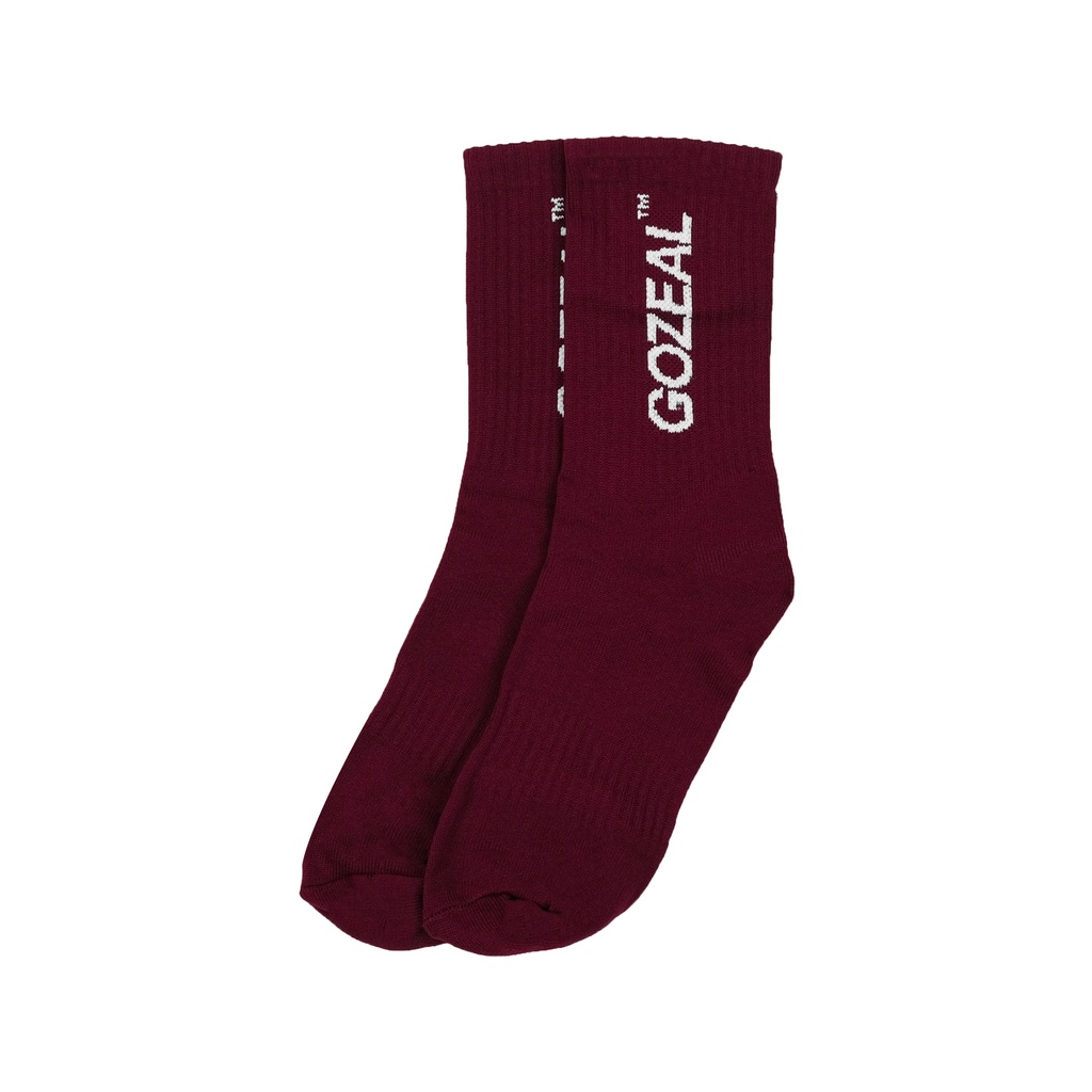 Gozeal | Socks | Font Maroon