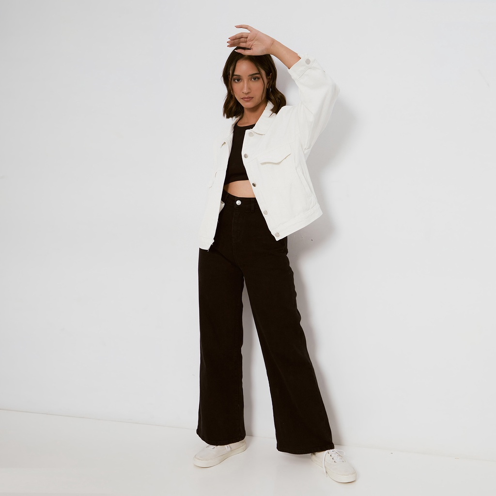 VIERLIN - oversize jaket jeans 303