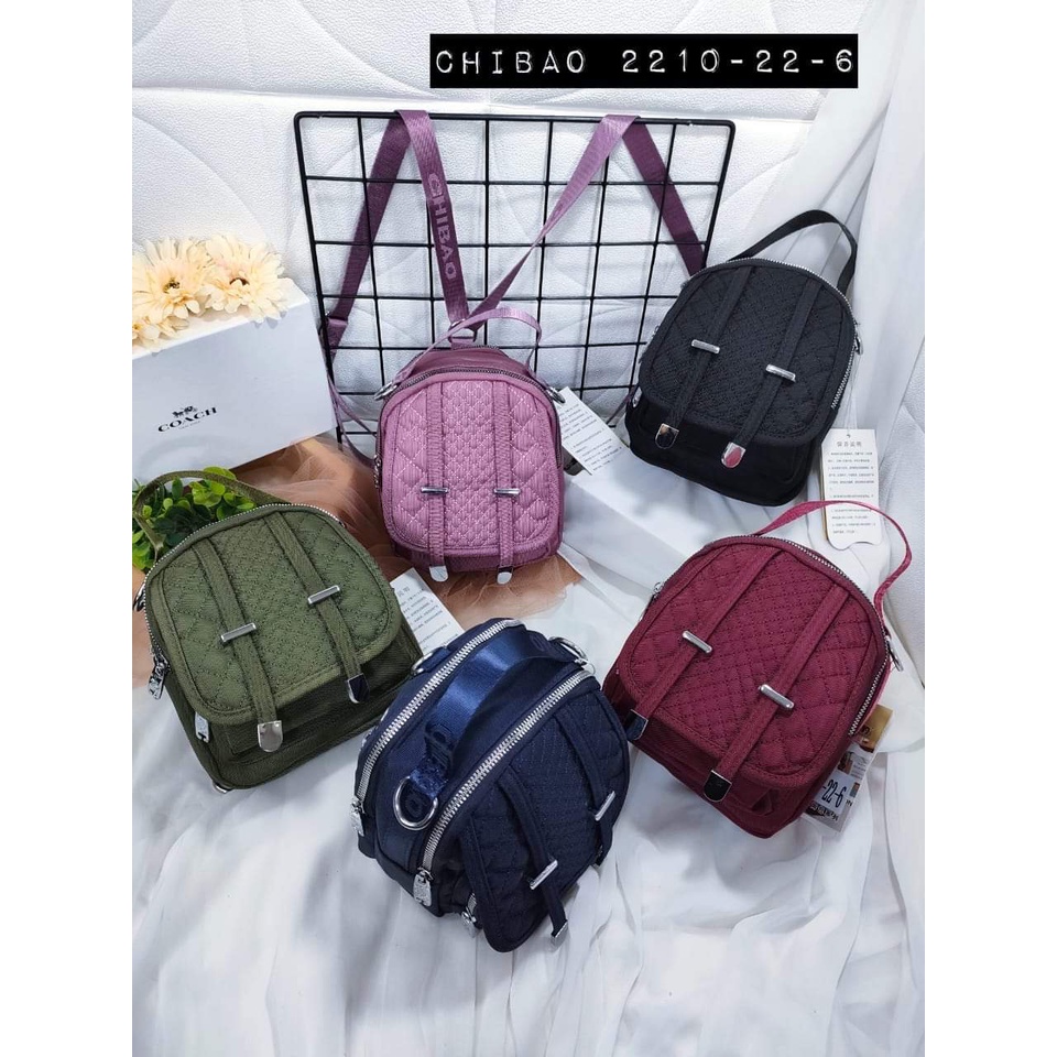 Tas Chibao Multifungsi 2210-22 Bahan Kanvas Size 20x17 cm. Tas Wanita Tas Chibao ORI BEST SELLER BISA BAYAR DITEMPAT.!!!!