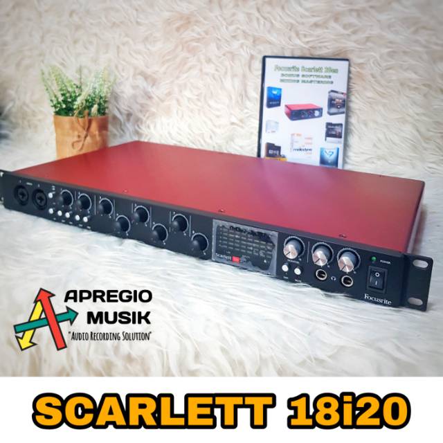 Focusrite Scarlett 18i20 2gen Soundcard recording