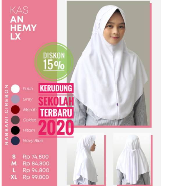 Kerudung An Hemy Lx Rabbani Ori Terbaru 2020 Shopee Indonesia