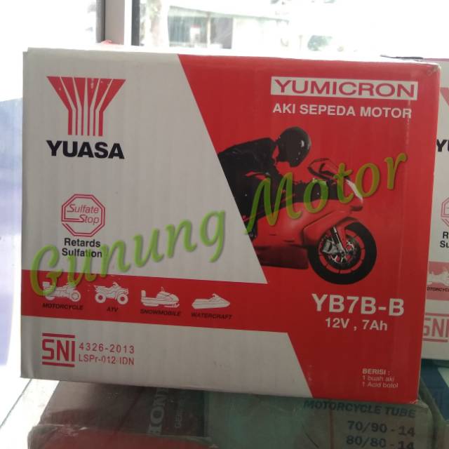 Accu Basah Yuasa - Aki Basah- Accu Basah