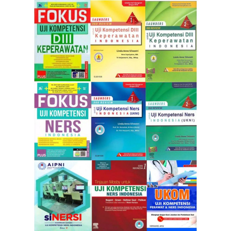 Jual BUKU UKOM PERAWAT UJI KOMPETENSI DIII KEPERAWATAN INDONESIA UJI ...