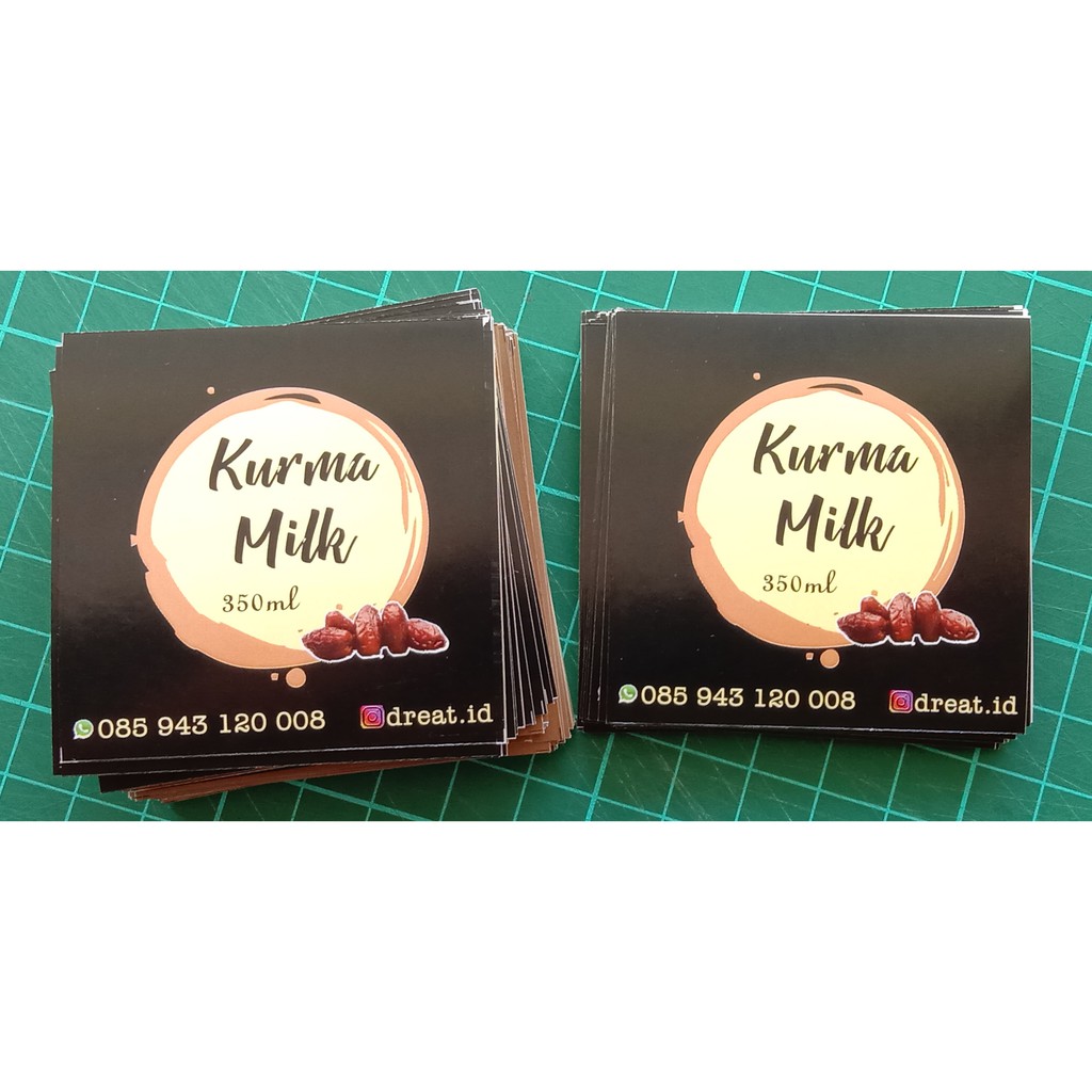 

STIKER LABEL MAKANAN/KEMASAN POTONG KOTAK