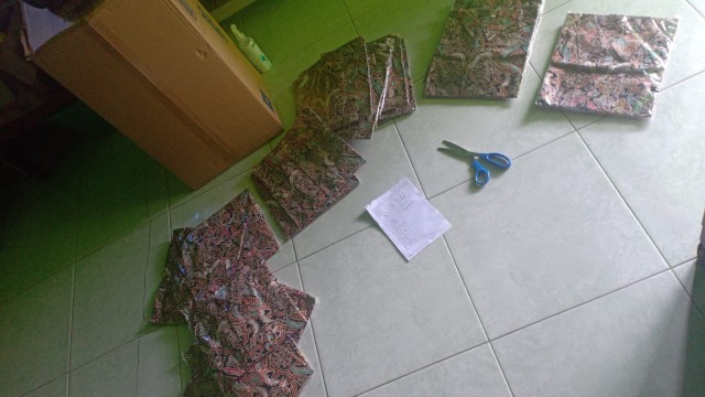 Bswart Batik Hrb026 Kenongo Hem Pendek Padi Pekalongan