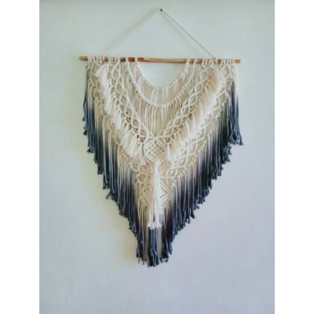 READY STOK) macrame Hasan dnding ombre wanda / macrame wall hanging (HD 089)