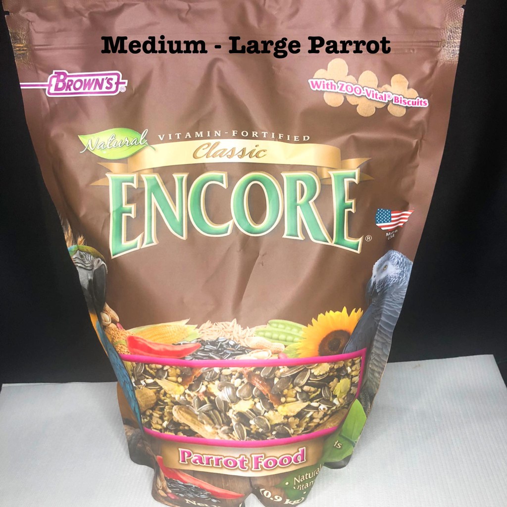 BROWNS ENCORE CLASSIC LARGE PARROT 900GR BIJI BIJIAN PARROT