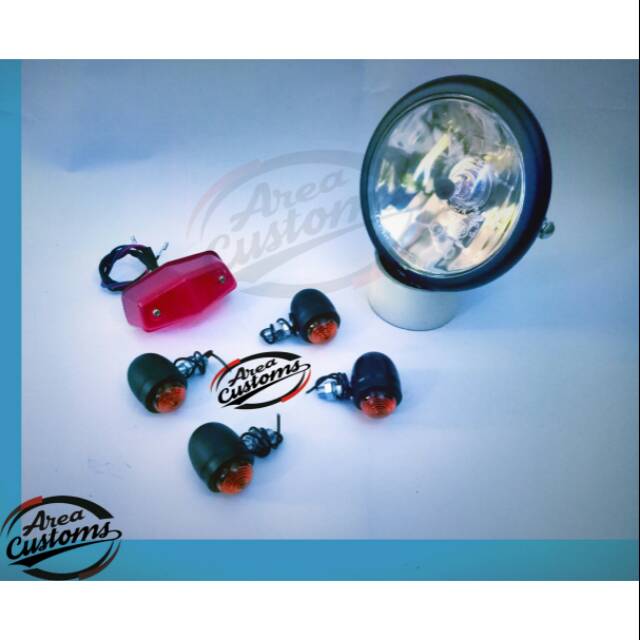 Paket Lampu CB GL Megapro Tiger