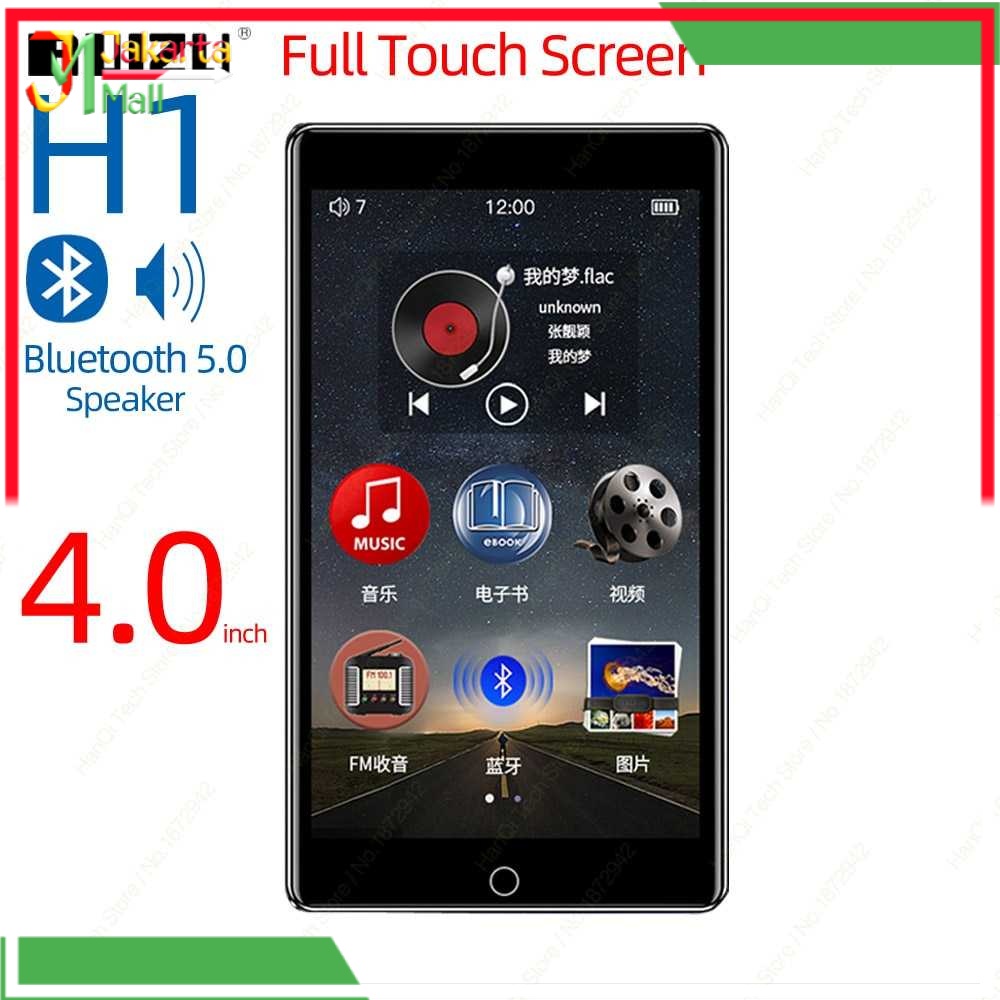 Ruizu Smart MP4 Digital Audio Player Touchscreen 4 Inch 8GB - H1