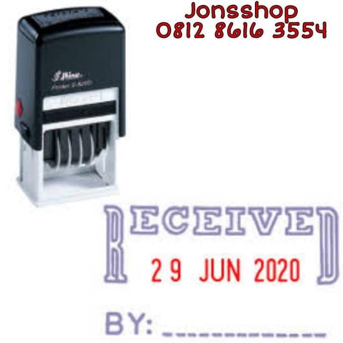 

STAMPEL RECEIVED SHINY S - 402 RECEIVED PLUS TANGGAL Self-Inking