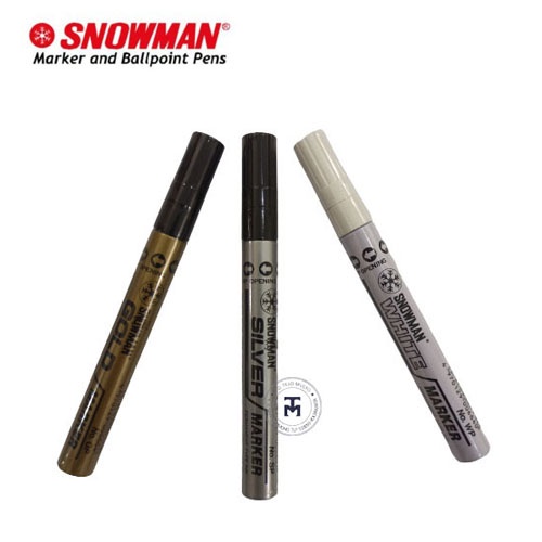 

Spidol Snowman Gold Silver Putih