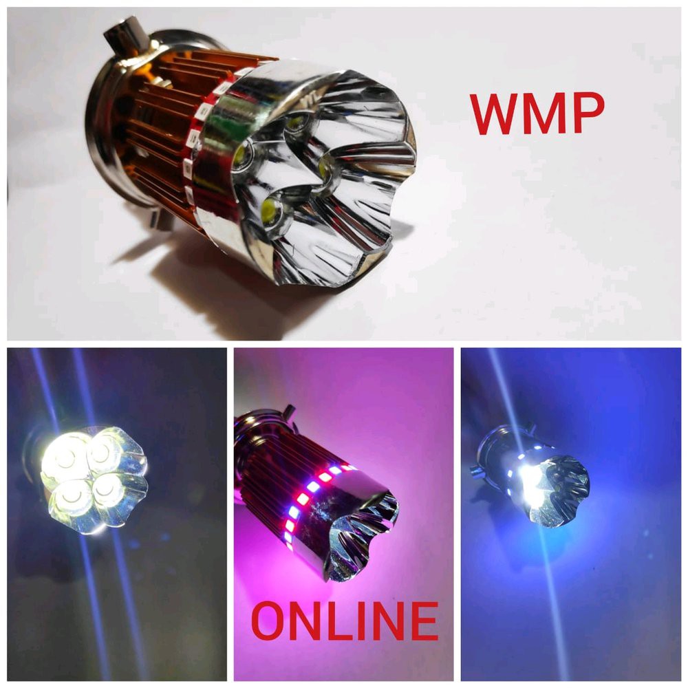 Lampu Depan / Headlamp RTD M11D H4 DC Corong Strobo M11 LED Murah