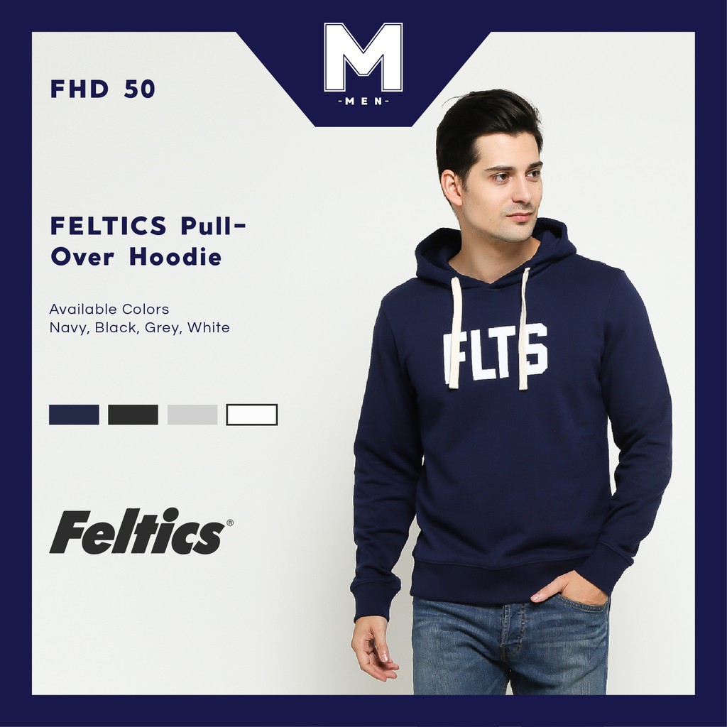 Hoodie pria dan wanita - Unisex hoodie - Feltics Hoodie FLTS Hoodie BIG Logo
