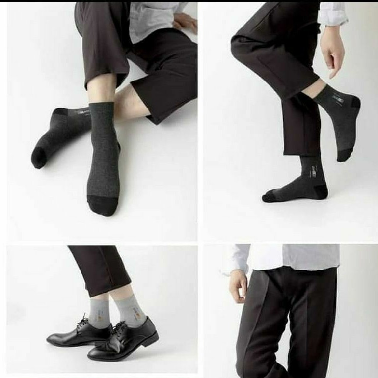 kaos kaki kerja pria 3/4 import - kaos kaki kantor diatas mata kaki/kaus kaki kerja