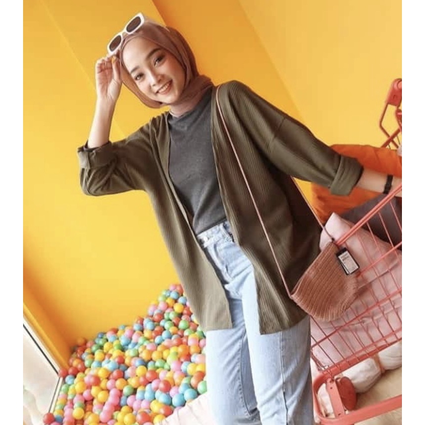 Cardigan Rajut Wanita  Cardigan Oversize Cardy Outer