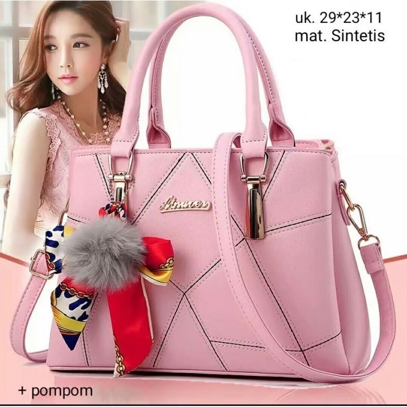 tas wanita pita handbags wanita SSBAG370 tas lokal tas bat tas kulit wanita slingbag wanita stylish