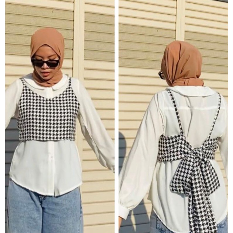 Part 2 BELLA VEST TALI PITA BELAKANG BISA COD READY STOK