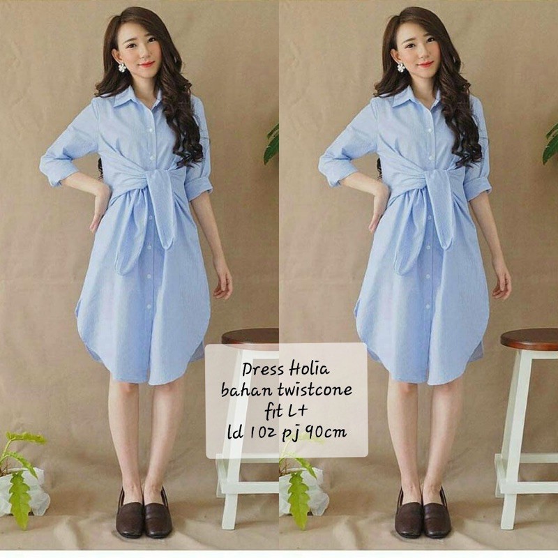 MP- DRESS HOLIA / Dress wanita murah / Longhem Dress terbaru